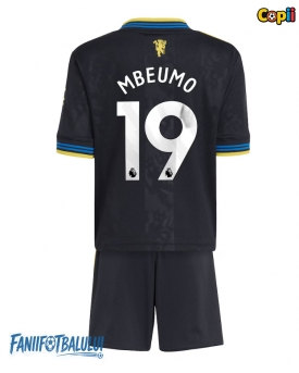 Manchester United Bryan Mbeumo #19 Echipament de Fotbal Replică 2025-26 Copii Treilea (+ Șorturi)
